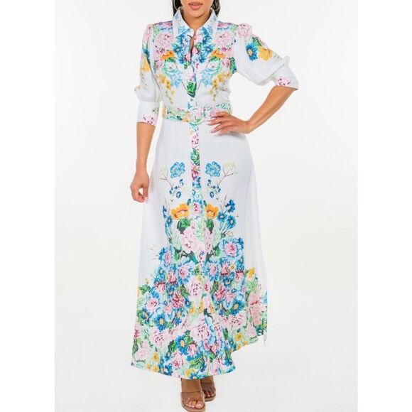 Floral maxi dress - Picture 1 of 12